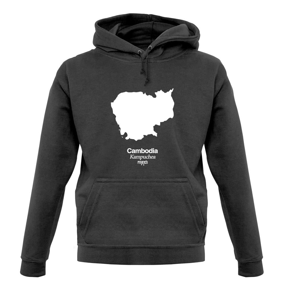 Cambodia Silhouette unisex hoodie