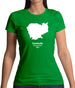 Cambodia Silhouette Womens T-Shirt