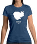 Cambodia Silhouette Womens T-Shirt
