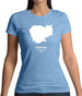 Cambodia Silhouette Womens T-Shirt
