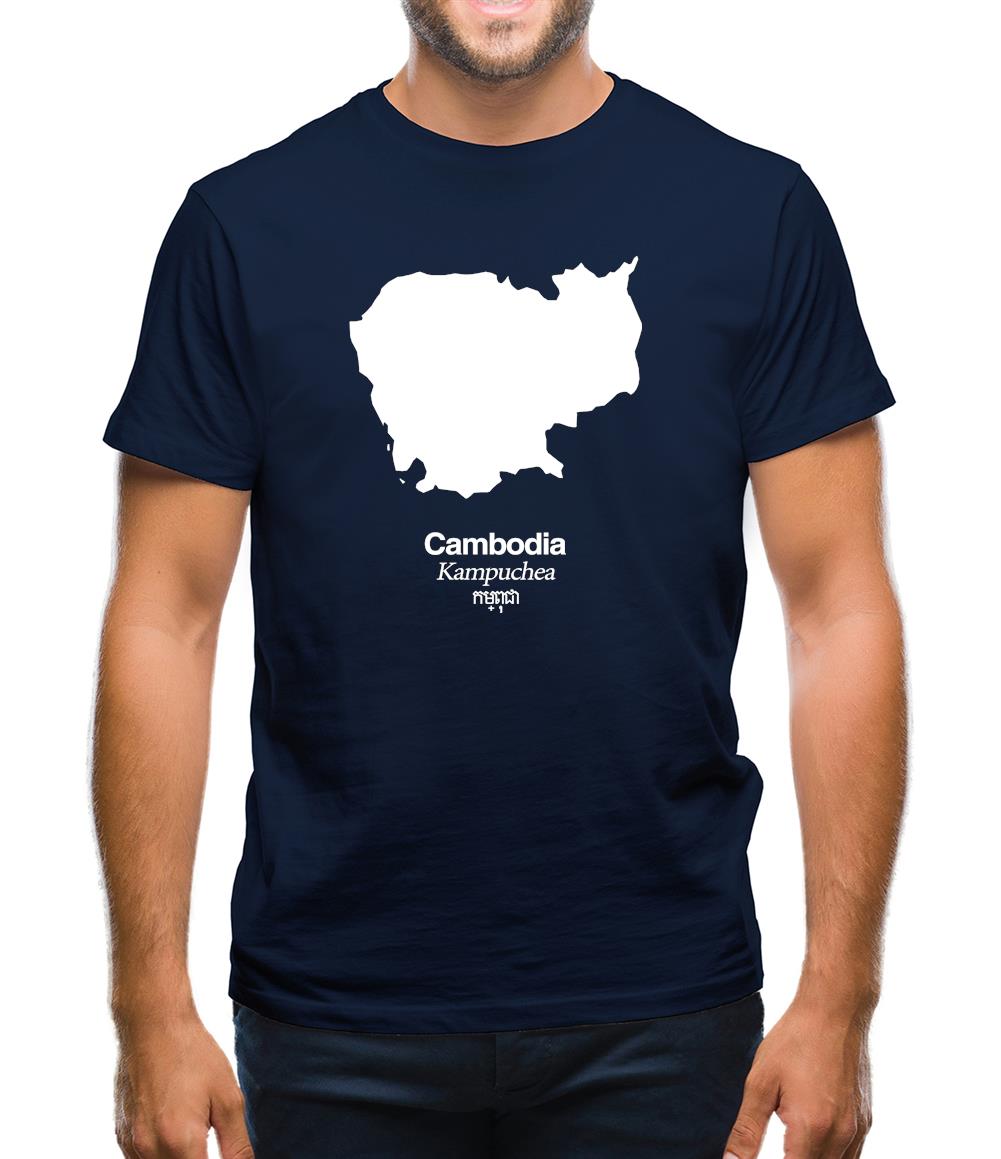 Cambodia Silhouette Mens T-Shirt