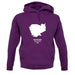 Cambodia Silhouette unisex hoodie