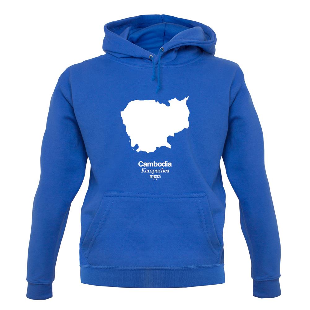 Cambodia Silhouette unisex hoodie