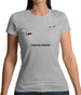 Cayman Islands Silhouette Womens T-Shirt