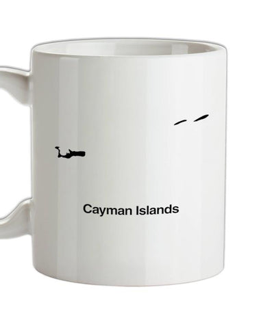 Cayman Islands Silhouette Ceramic Mug