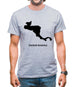 Central America Silhouette Mens T-Shirt