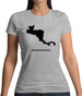 Central America Silhouette Womens T-Shirt