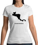 Central America Silhouette Womens T-Shirt