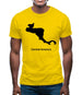 Central America Silhouette Mens T-Shirt