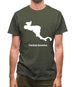 Central America Silhouette Mens T-Shirt