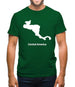 Central America Silhouette Mens T-Shirt