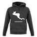 Central America Silhouette unisex hoodie
