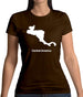 Central America Silhouette Womens T-Shirt