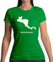 Central America Silhouette Womens T-Shirt