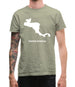 Central America Silhouette Mens T-Shirt