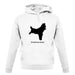 Christmas Island Silhouette unisex hoodie