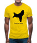 Christmas Island Silhouette Mens T-Shirt