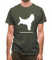 Christmas Island Silhouette Mens T-Shirt
