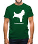 Christmas Island Silhouette Mens T-Shirt