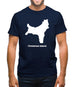 Christmas Island Silhouette Mens T-Shirt