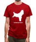 Christmas Island Silhouette Mens T-Shirt