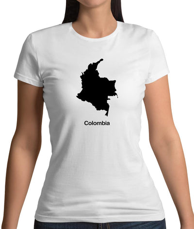 Colombia Silhouette Womens T-Shirt