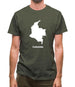 Colombia Silhouette Mens T-Shirt