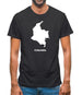 Colombia Silhouette Mens T-Shirt