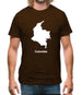 Colombia Silhouette Mens T-Shirt