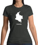 Colombia Silhouette Womens T-Shirt