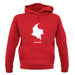 Colombia Silhouette unisex hoodie