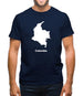 Colombia Silhouette Mens T-Shirt