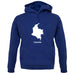 Colombia Silhouette unisex hoodie