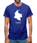 Colombia Silhouette Mens T-Shirt