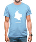 Colombia Silhouette Mens T-Shirt