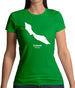 Curacao Silhouette Womens T-Shirt