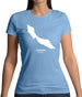 Curacao Silhouette Womens T-Shirt