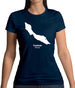 Curacao Silhouette Womens T-Shirt