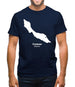 Curacao Silhouette Mens T-Shirt