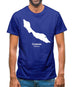 Curacao Silhouette Mens T-Shirt