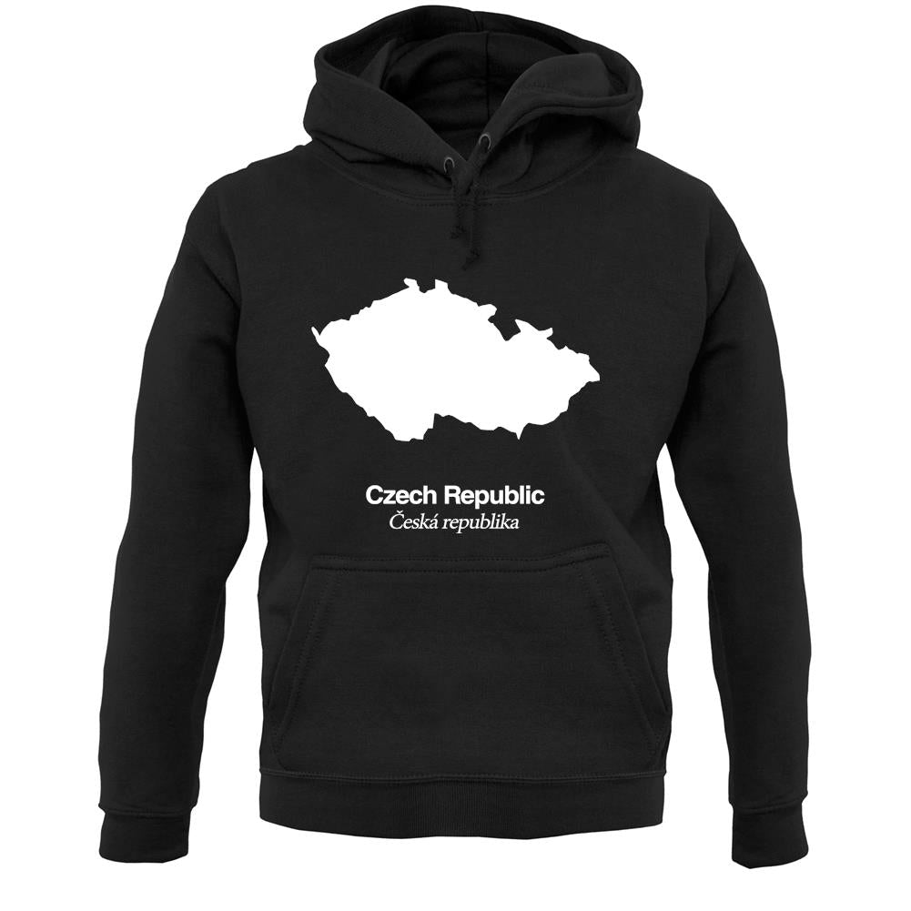 Czech Republic Silhouette Unisex Hoodie