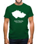 Czech Republic Silhouette Mens T-Shirt