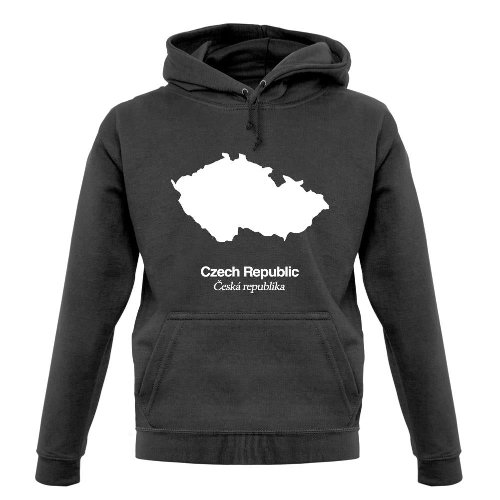 Czech Republic Silhouette unisex hoodie