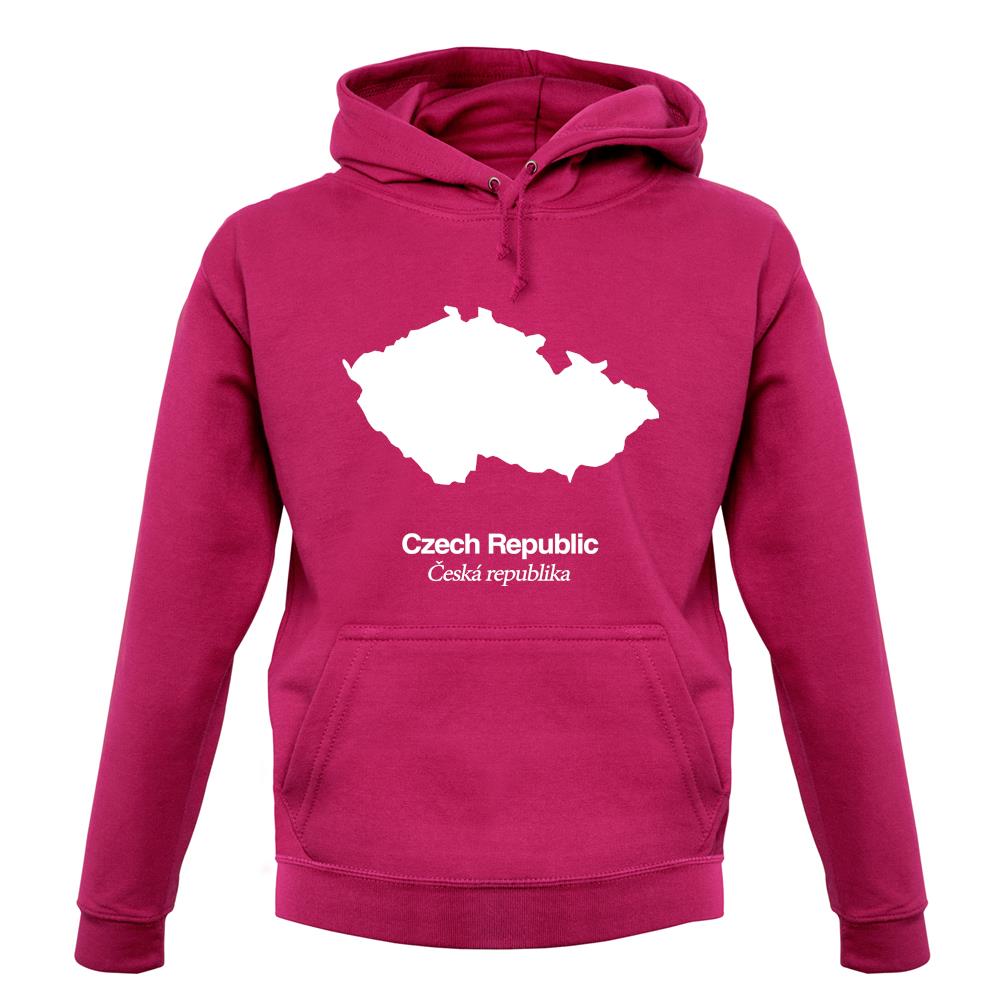 Czech Republic Silhouette unisex hoodie