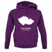 Czech Republic Silhouette unisex hoodie