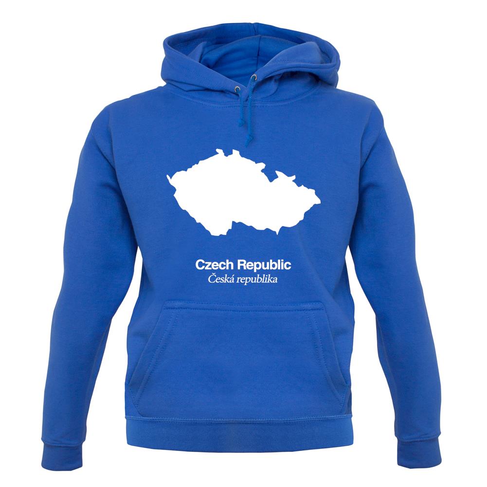 Czech Republic Silhouette unisex hoodie