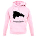 Dominican Republic Silhouette unisex hoodie