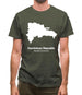 Dominican Republic Silhouette Mens T-Shirt