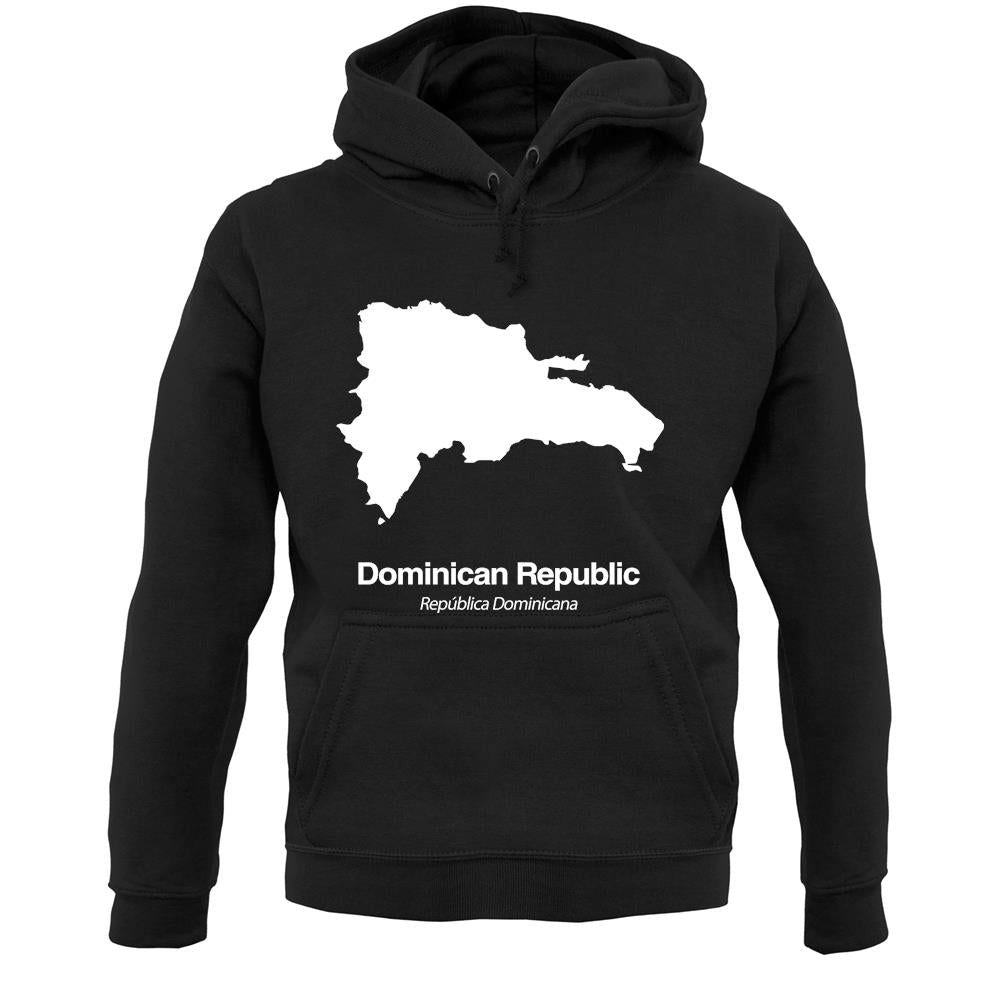 Dominican Republic Silhouette Unisex Hoodie