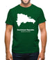 Dominican Republic Silhouette Mens T-Shirt